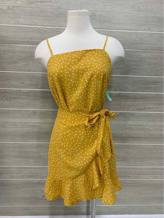 Alter'd State Yellow Womens Size 12 Dress