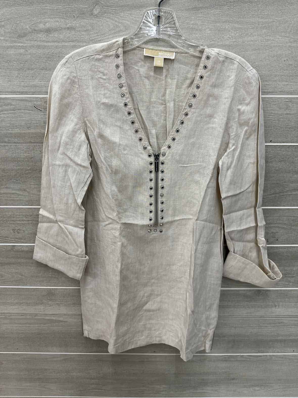 Michael KORS Size XS Tan Womens Shirt
