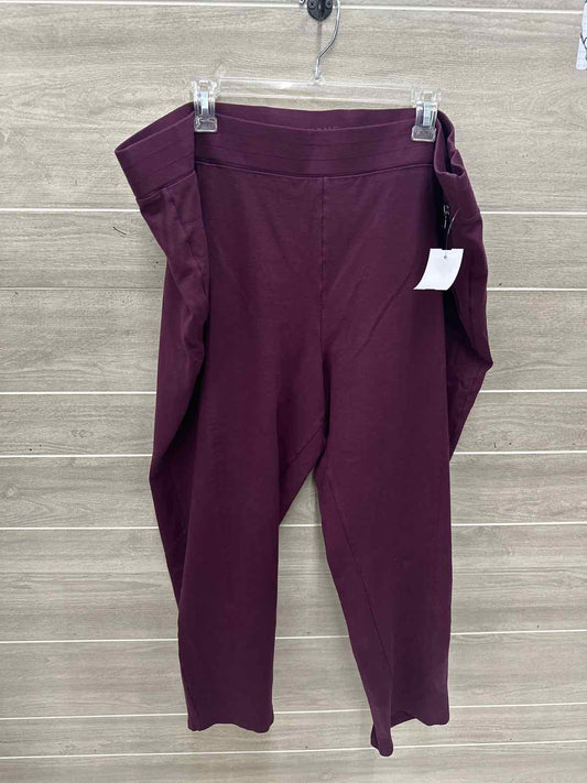 Curve Appeal Size 3X Burgundy Plus Pants
