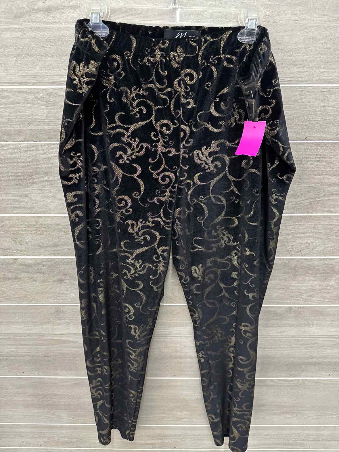 Midnight Velvet Black Womens Size 1X Leggings