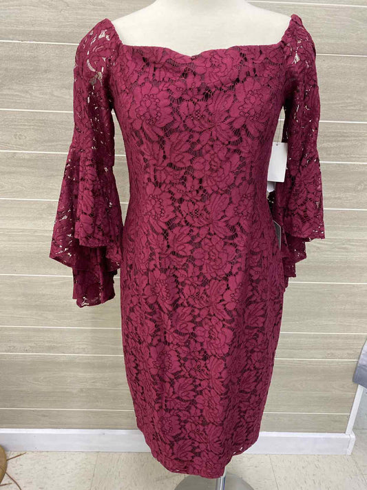Chelsea28 Burgundy Womens Size 8 Dress