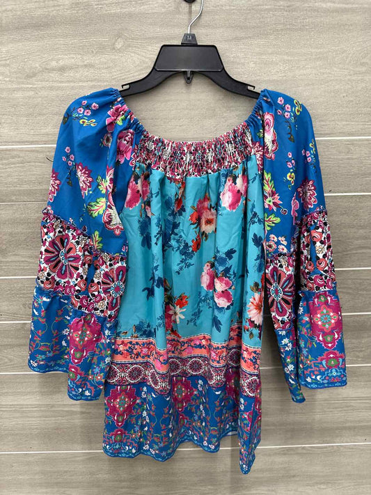 Blue Womens Women Size M Shirt