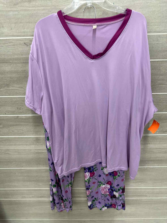Size 4X Lavender Plus Pajamas