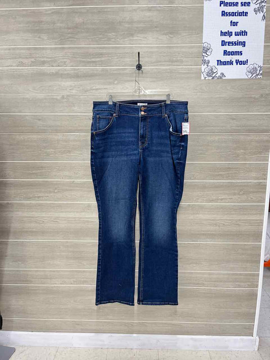 Maurices Blue Womens Women Size 18W Jeans