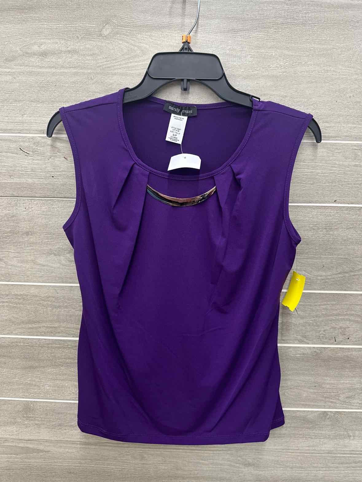 Size S Purple Womens Tank Top