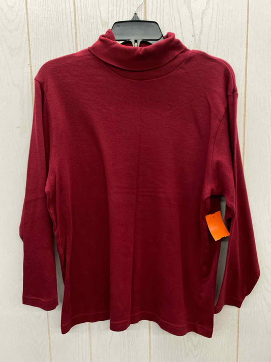 Christopher & Banks Burgundy Womens Size XL Shirt
