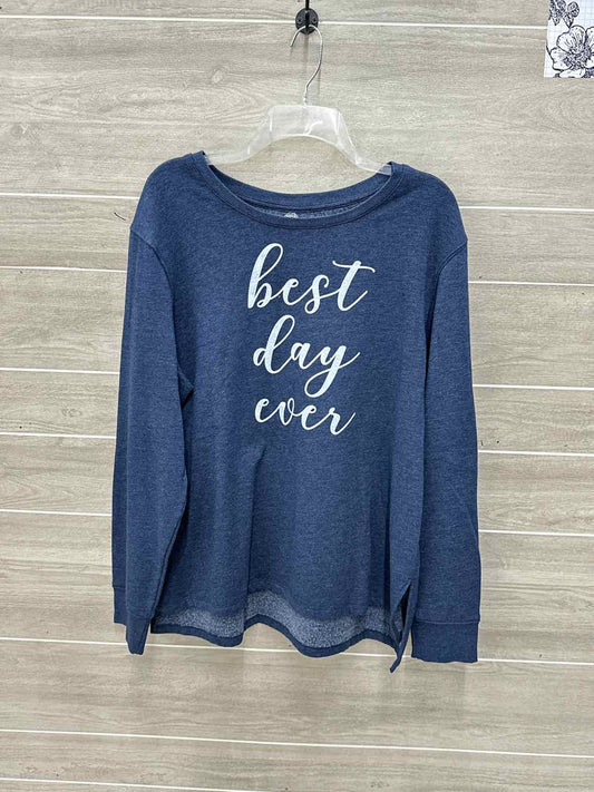 Navy Womens Women Size 16/18 Sweatshirt
