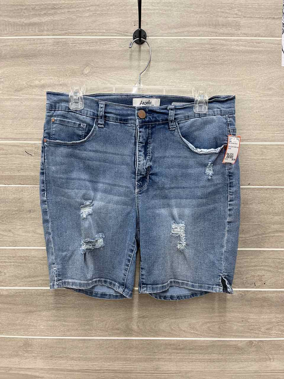 Angels Blue Womens Women Size 12/14 Shorts