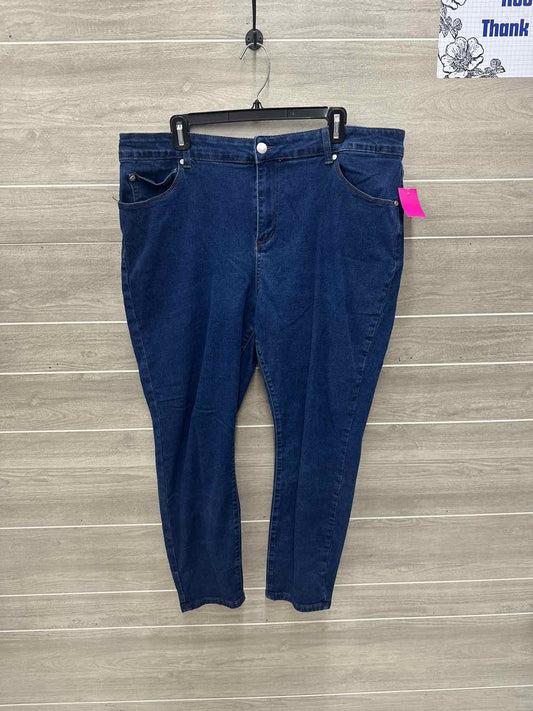 Tahari Size 22W Blue Plus Jeans