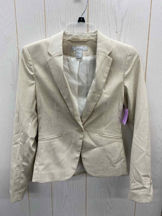 H&M Khaki Womens Size 0/2 Blazer