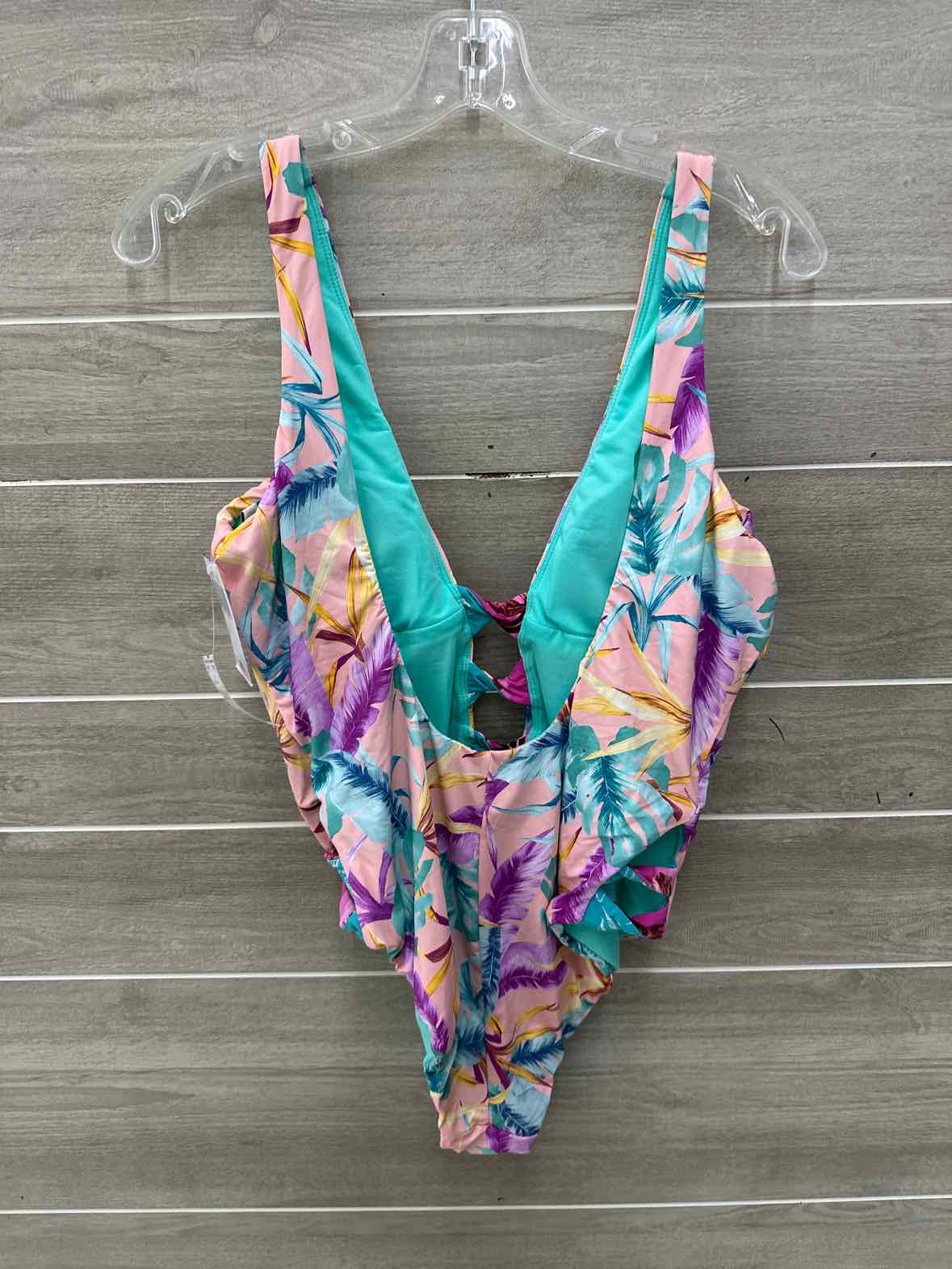 BarIII Multi-Color Womens Size XL Swimsuit
