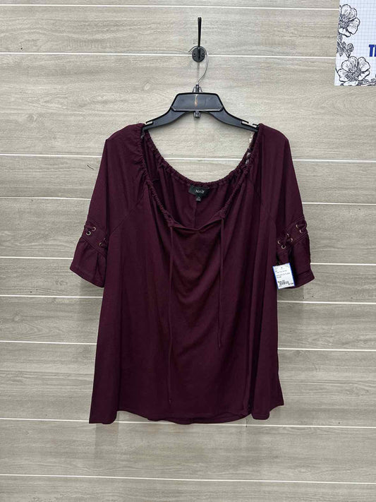Naif Size 2X Purple Plus Shirt