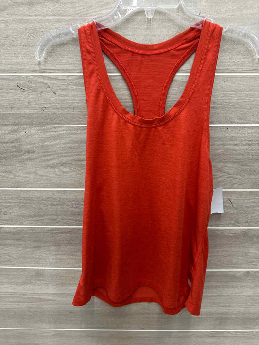 Vuori Size M Orange Womens Tank Top