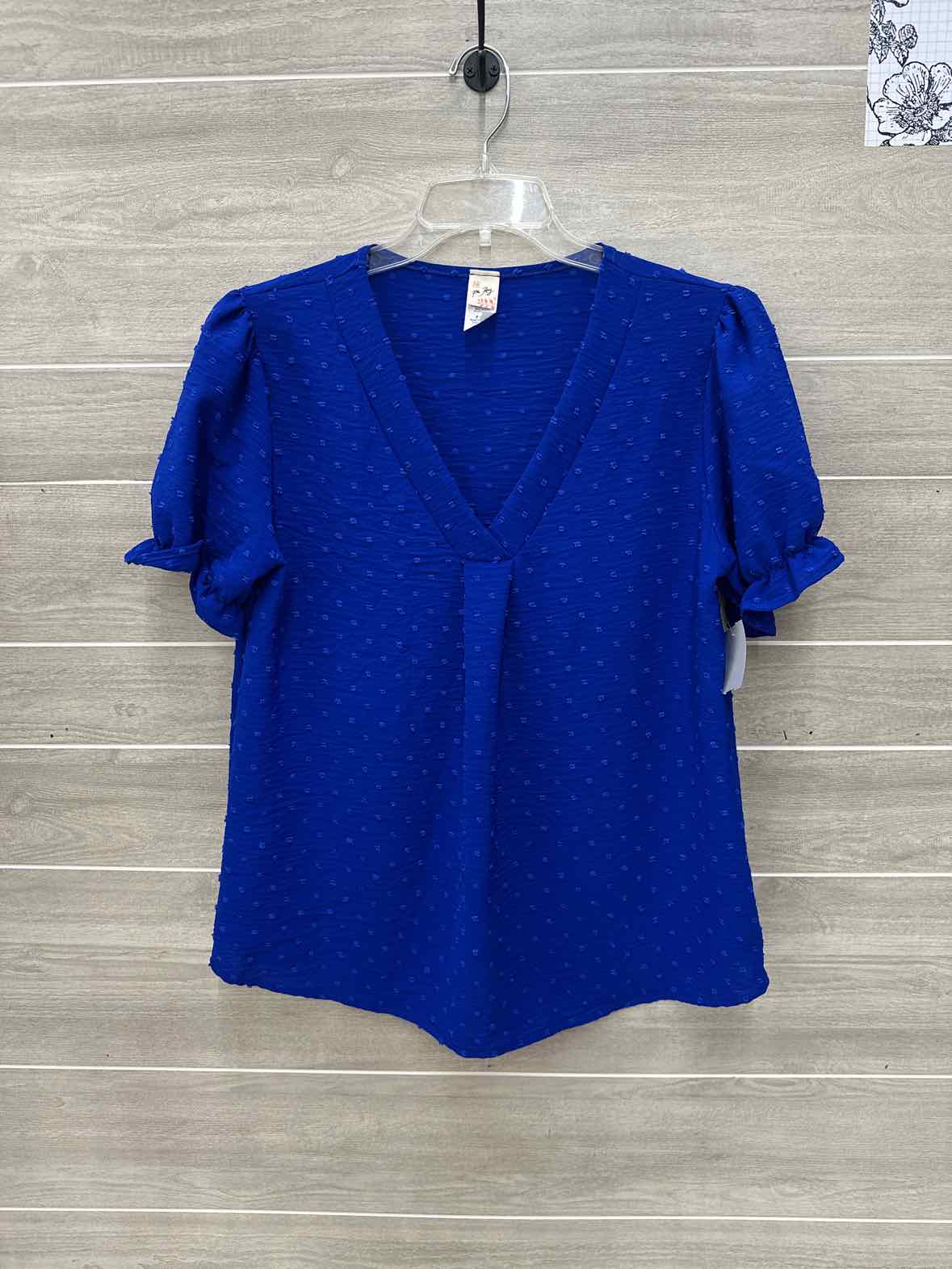 7th Ray Blue Womens Women Size L Shirt