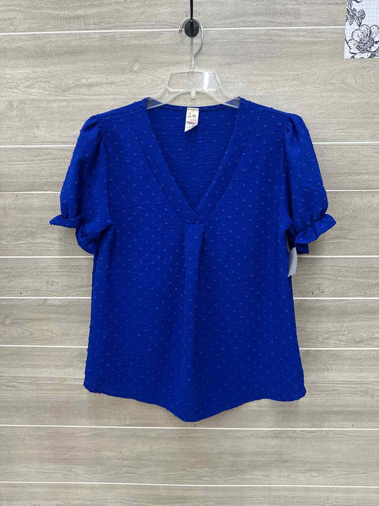 7th Ray Blue Womens Women Size L Shirt