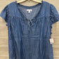 Lauren Conrad Size XL Blue Womens Shirt