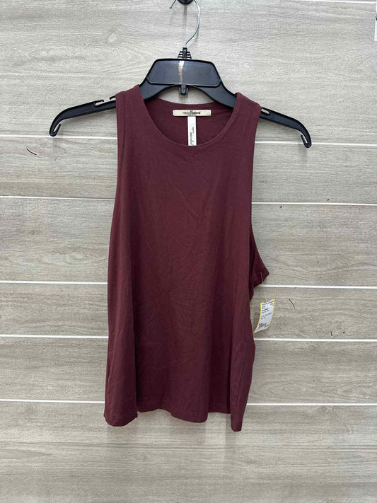 Neutral Natural Burgundy Junior Size L Tank Top