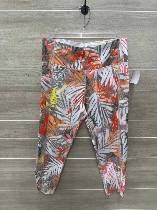 Calvin Klein Size L Coral Womens Leggings