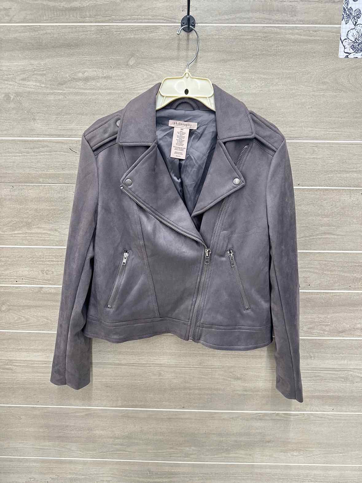 Philosophy Size 6 Gray Womens Blazer