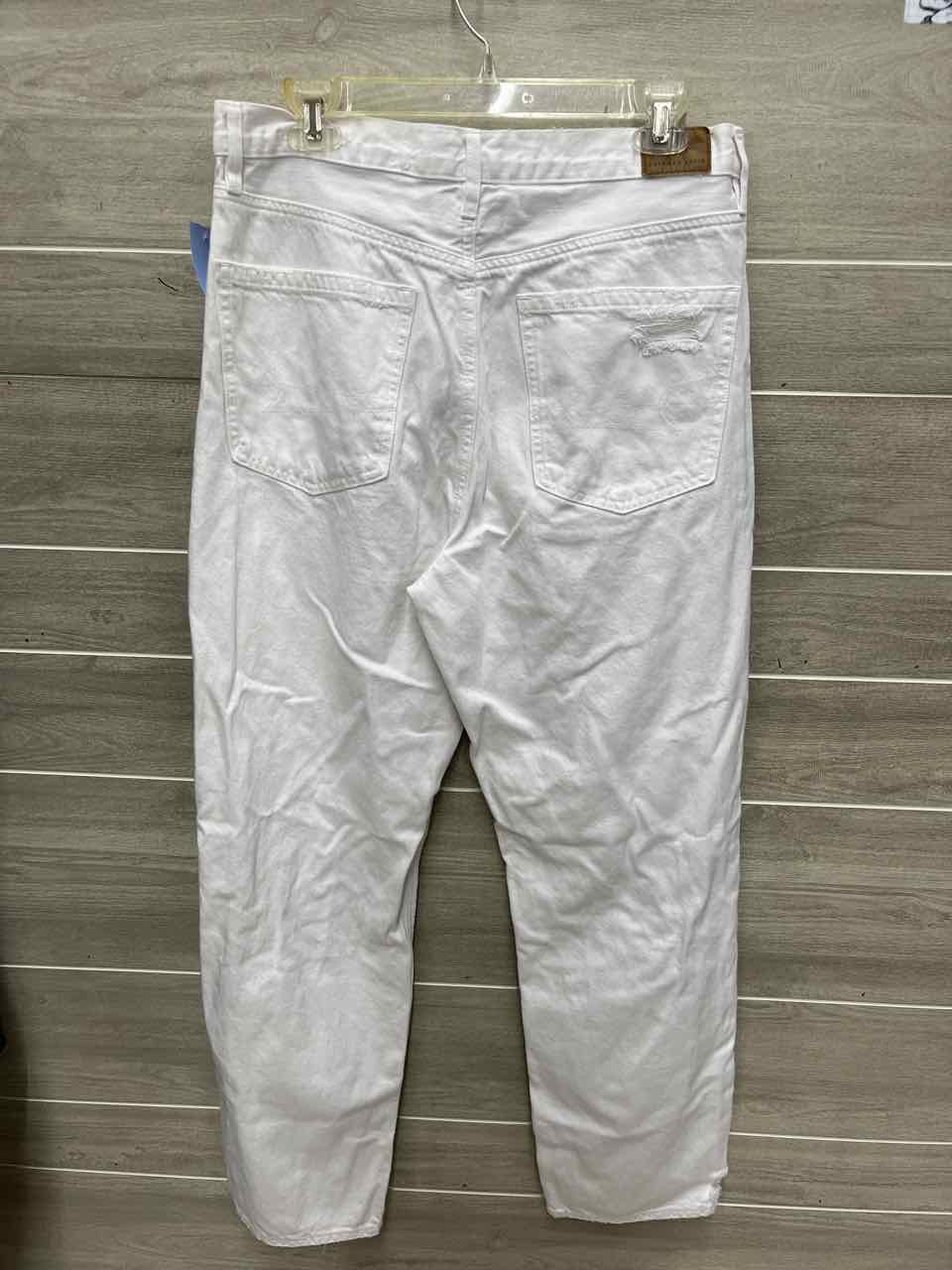 American Eagle Size 12 Long White Womens Jeans