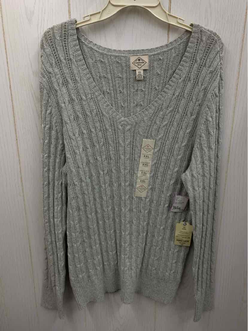 SJB Gray Womens Size 18 Sweater