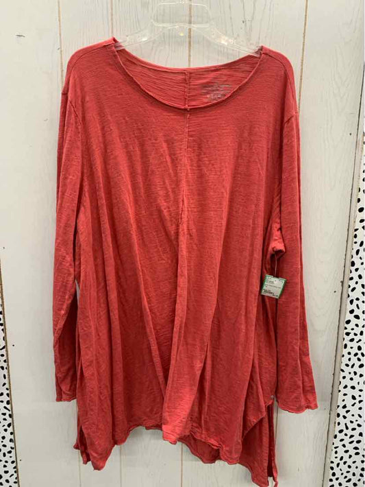 Neon Buddah Red Womens Size 3X Shirt