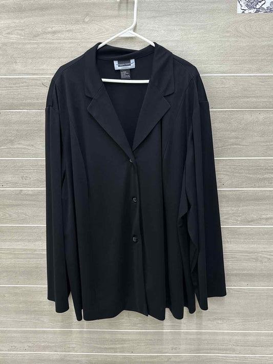 Maggie Barnes Black Womens Women Size 5X Blazer