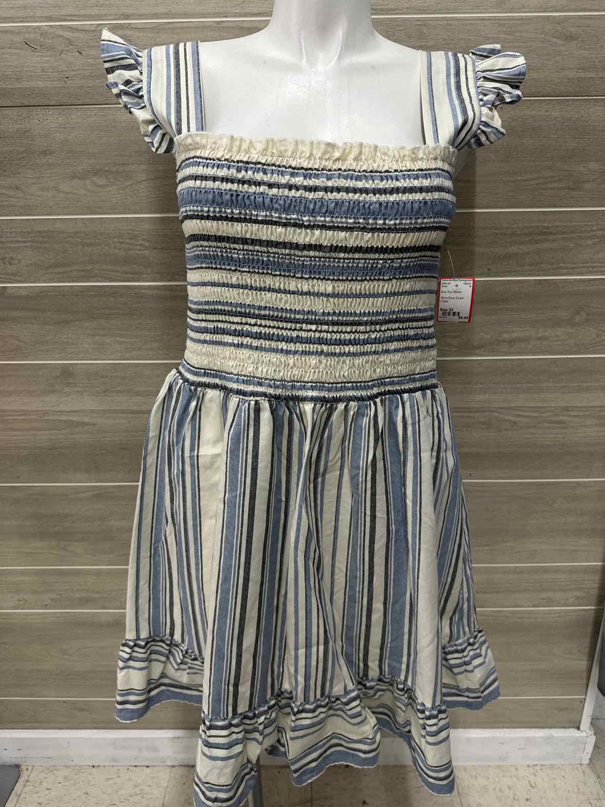 Size 3X Blue Plus Dress