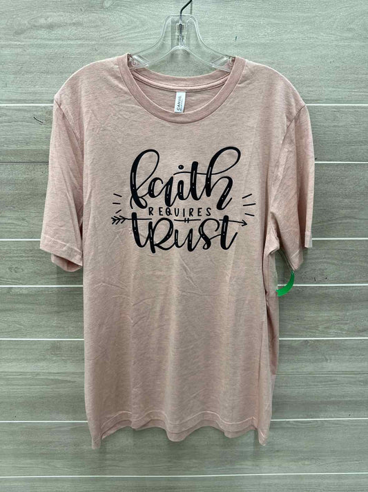 Size L/XL Pink Womens Shirt