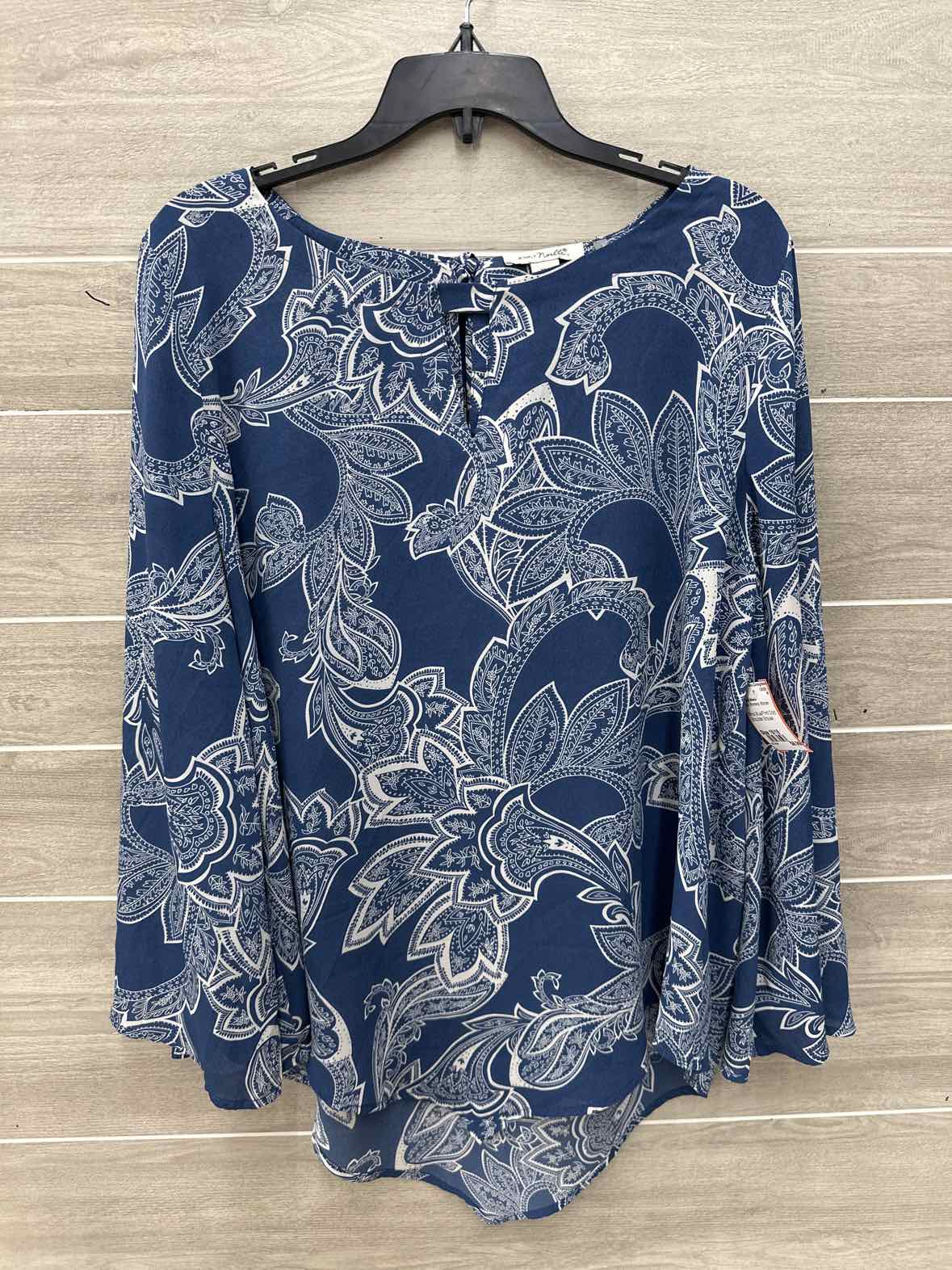 Simply Noelle Blue Womens Women Size 16/18 Shirt