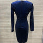 Calvin Klein Size 2 Navy Womens Dress