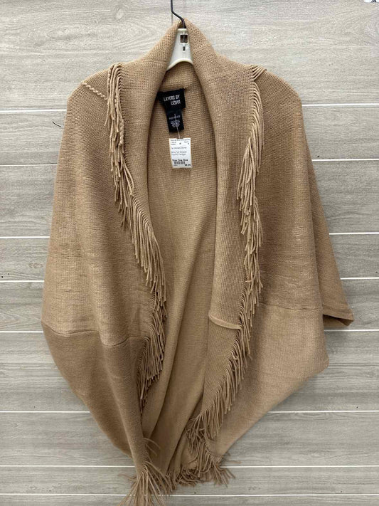 Size One Size Tan Womens Sweater
