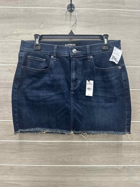 Express Size 8 Blue Womens Skirt