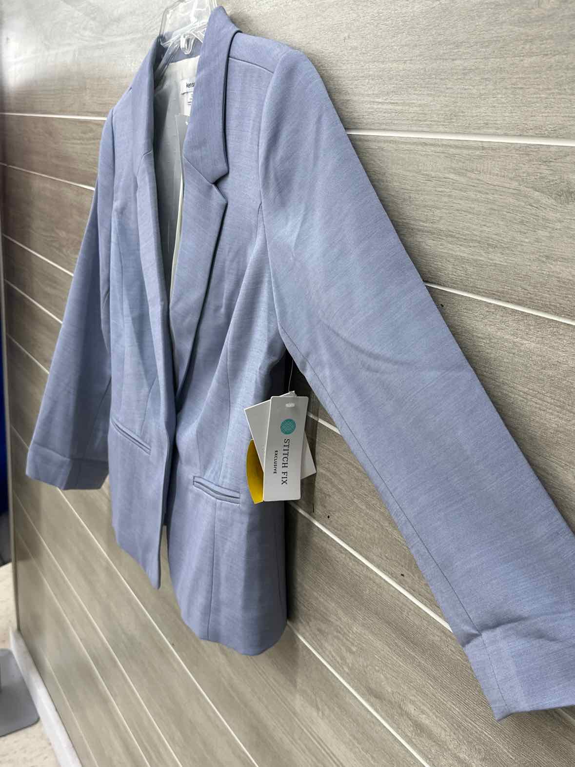Kensie Blue Womens Women Size 6 Blazer