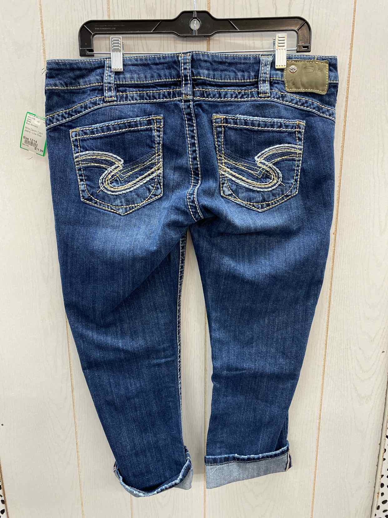 Silver Blue Womens Size 12/14 Jeans