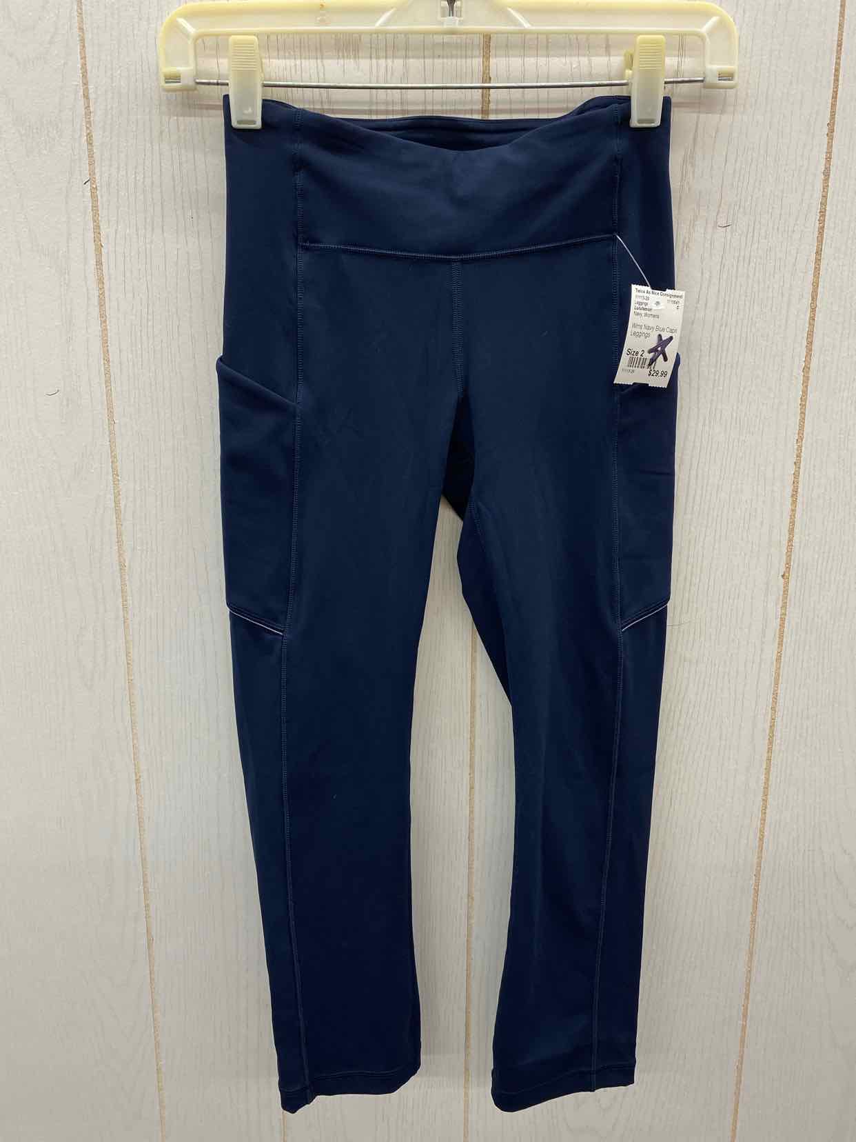 Lululemon Navy Womens Size 2 Leggings