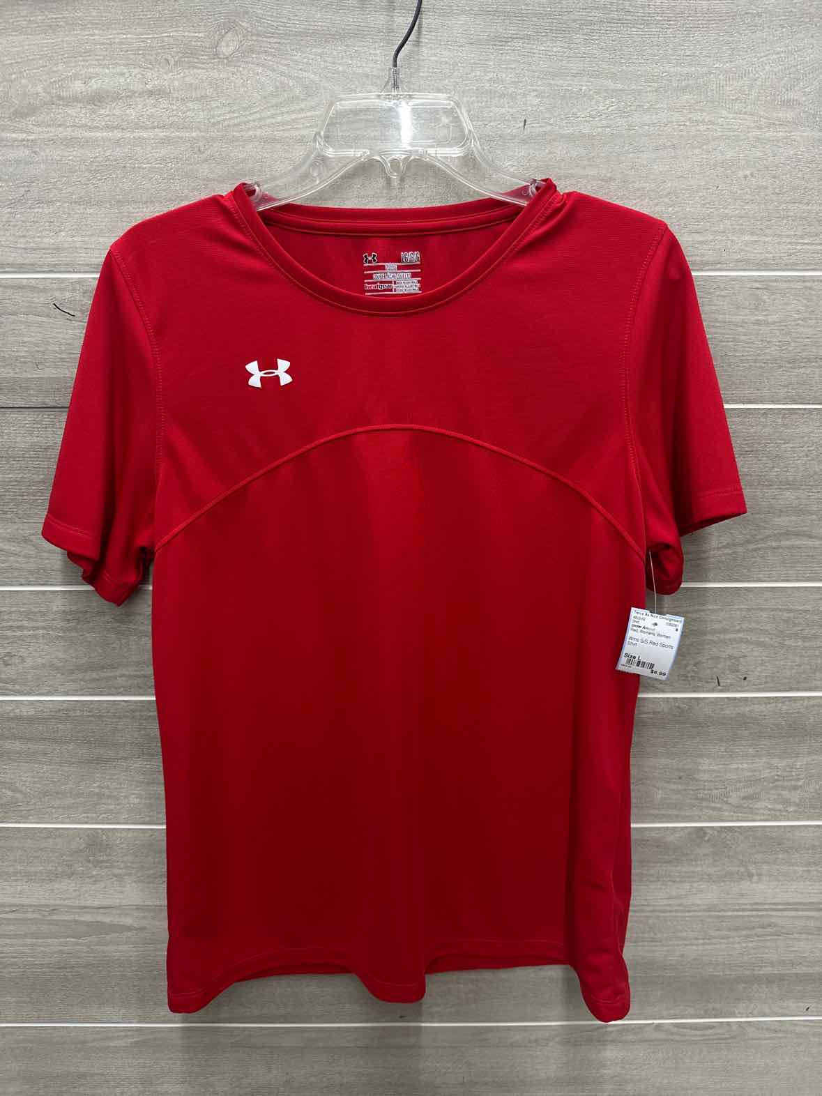 Under Armour Size L Red Womens Shirt