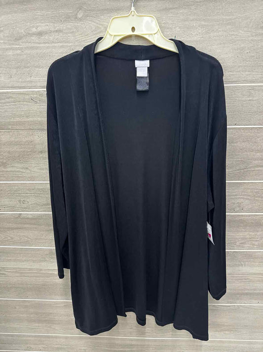 Chico's Size 16 Black Womens Shirt
