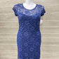 Blue Womens Women Size 10 Dress