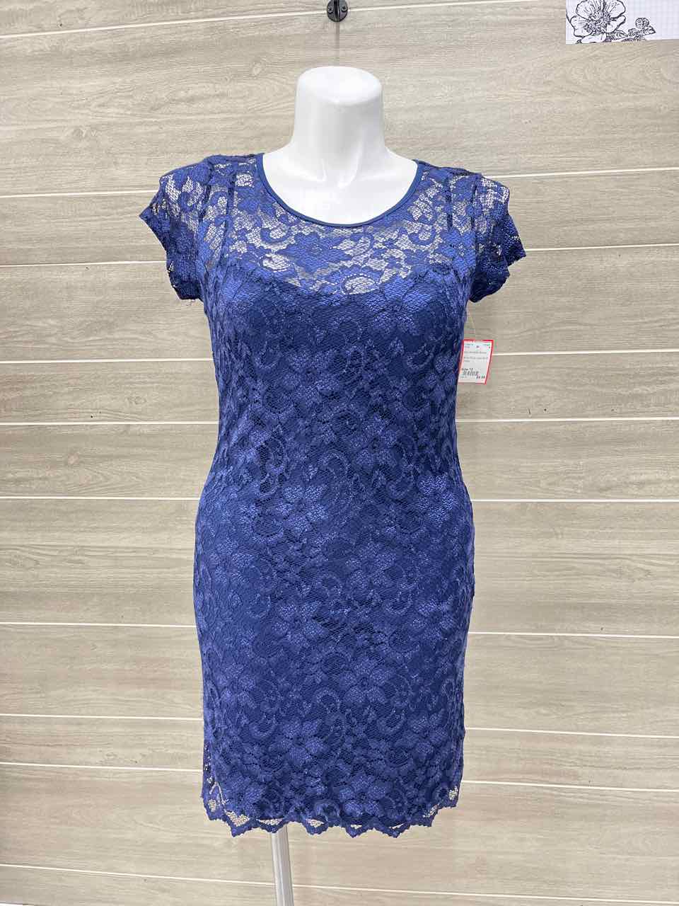 Blue Womens Women Size 10 Dress
