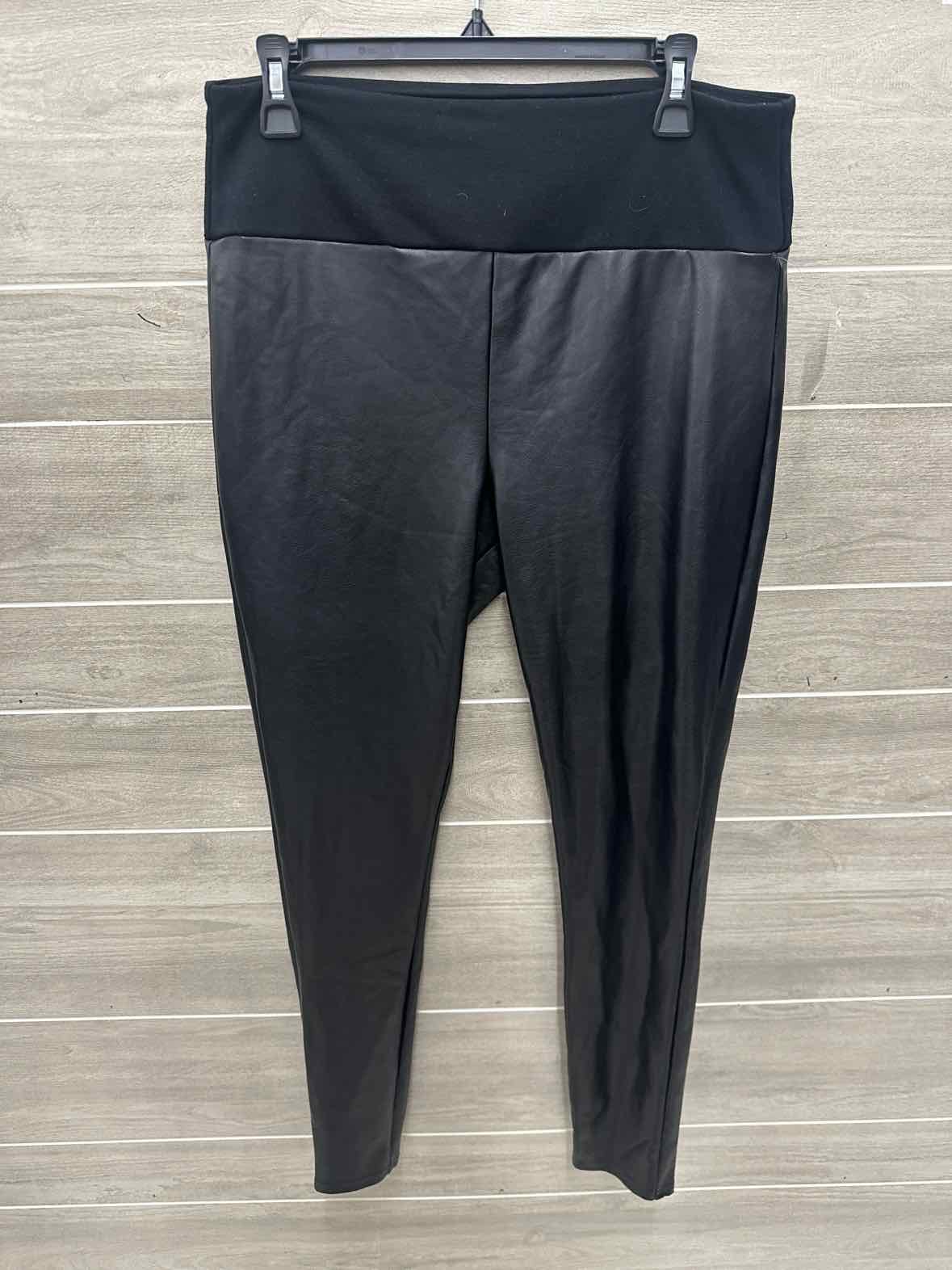 Assets Size 1X Black Womens Leggings