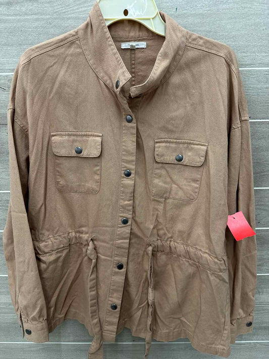 Maurices Size 10/12 Tan Womens Blazer