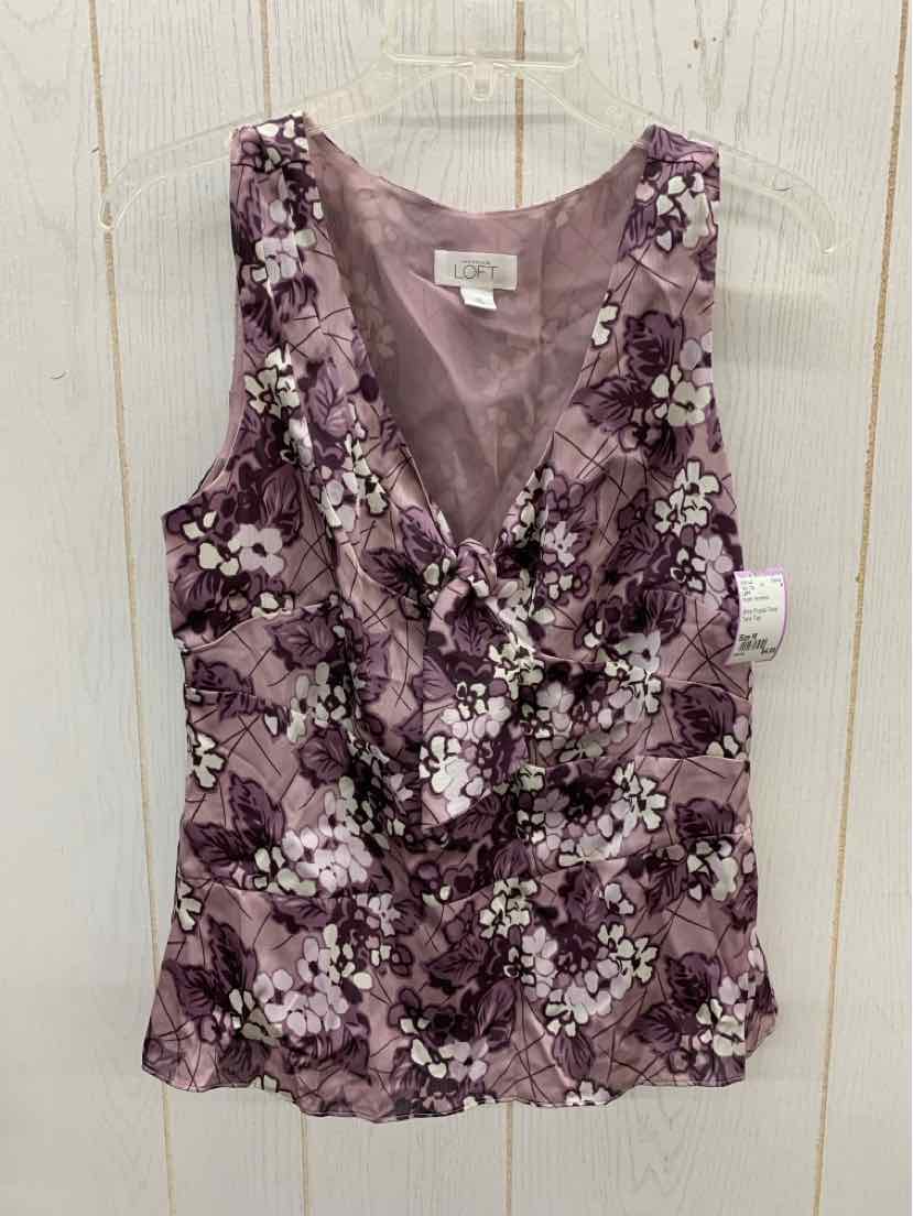 LOFT Purple Womens Size M Tank Top