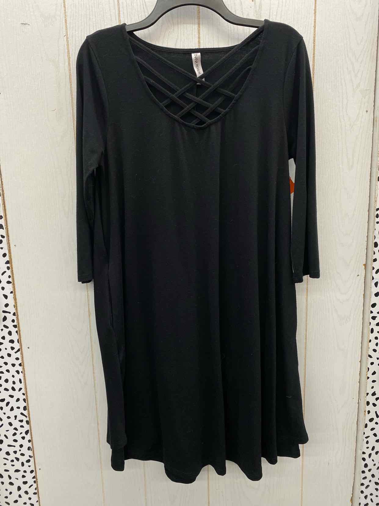 Zenana Black Womens Size 10/12 Dress