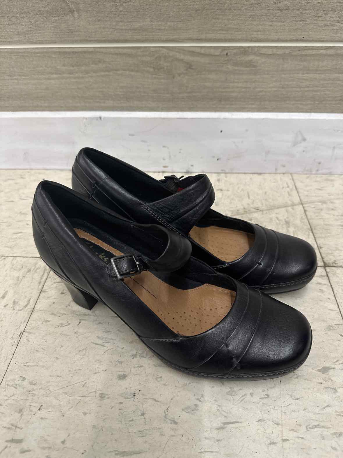 8 Clarks Black Womens Women Size 8 Shoes/Footwear