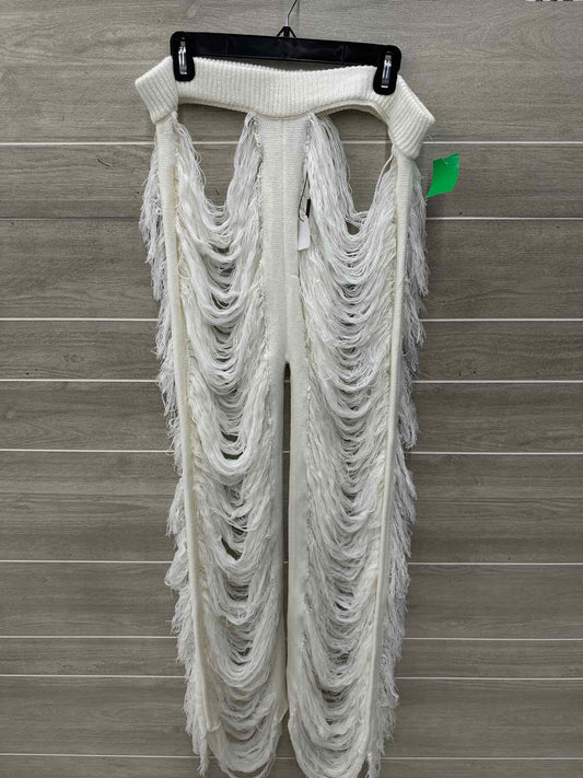 Fashion Nova Size 2X Cream Plus Pants