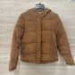 Ci Sono Brown Womens Women Size M Jacket (Outdoor)