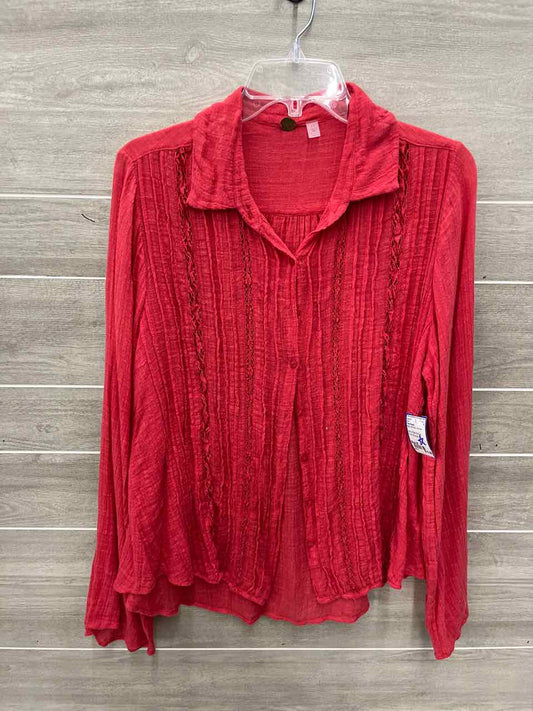 Free People Size M Red Womens Shirt