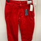 SJB Red Womens Size 2P Pants