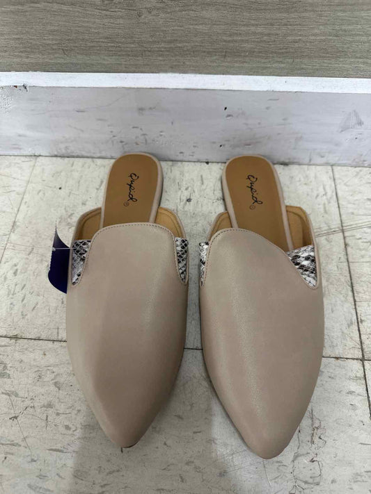 Qupid US Shoe Size 7.5 Tan Womens Shoes/Footwear